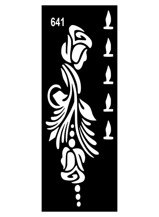 ORDERSHOCK Safe and Artistic Mehndi Design Sticker That Encourages Drawing Practice - Image 1